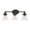 Maxim Lighting Seafarer 3-Light 24.25" Wide Oil Rubbed Bronze Vanity Light 26113CDOI - alternate 1